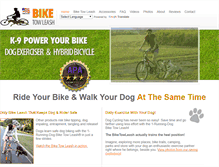 Tablet Screenshot of biketowleash.com